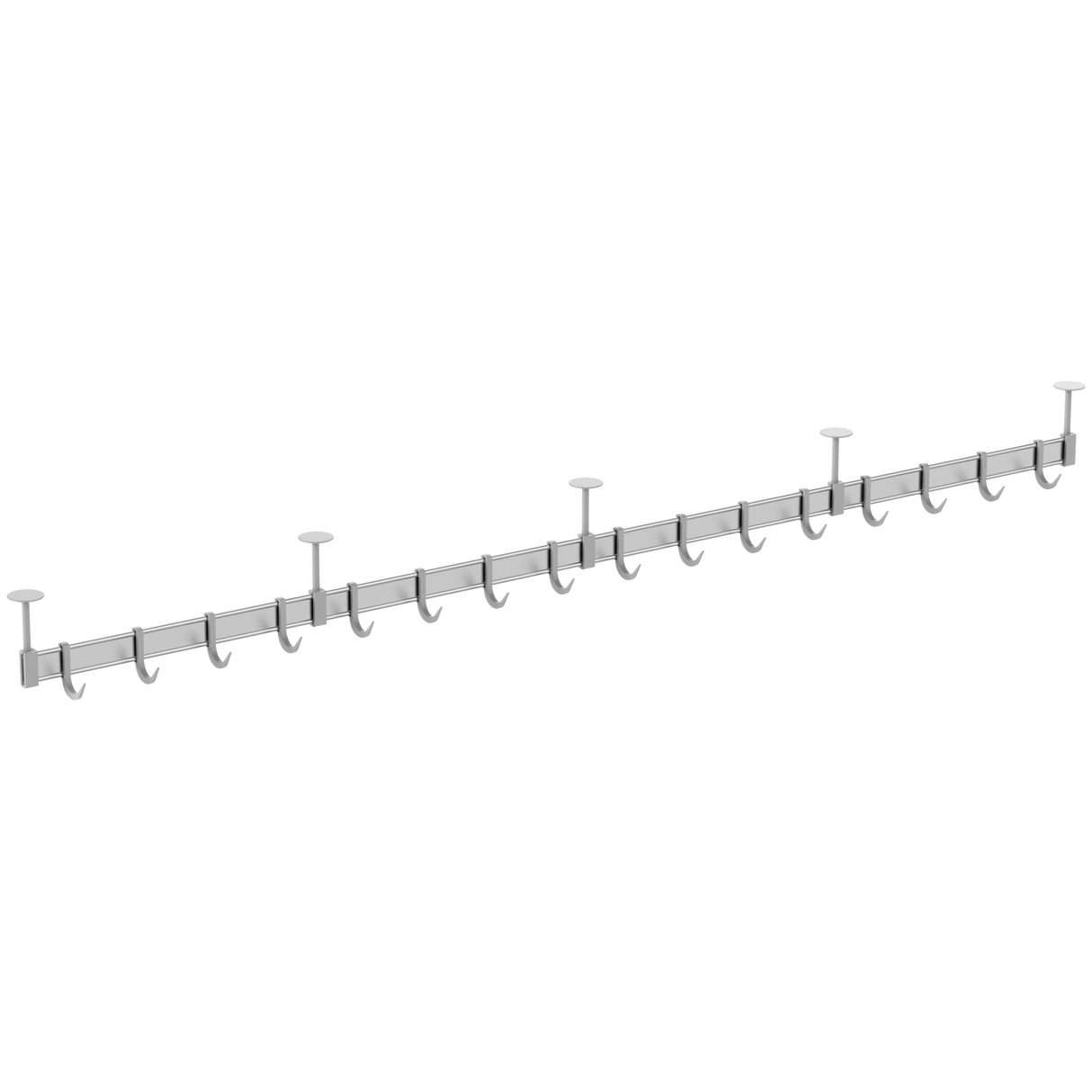 Fleischhängeschiene mit Haken