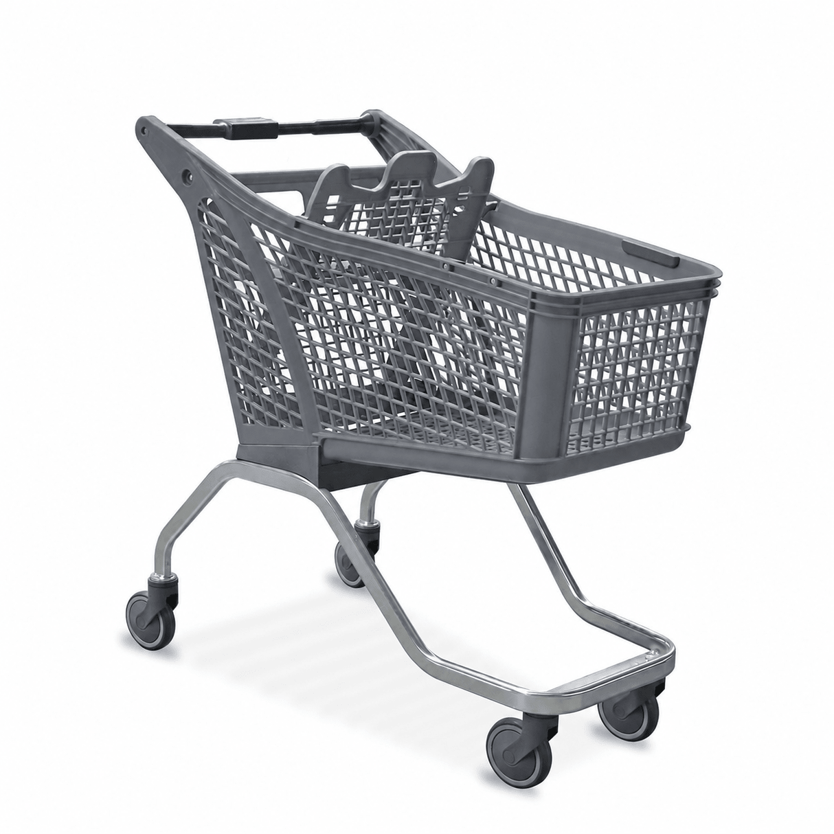 Einkaufswagen XL AGT - 145 Liter - Anthrazitgrau - AS GASTRO TEK GmbH