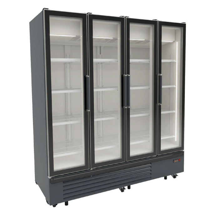 Getränkekühlschrank - 1850 Liter - 4 Glastüren - AS GASTRO TEK GmbH