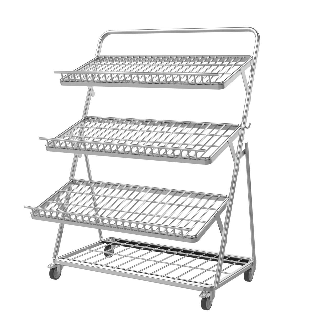 Obstregal / Gemüseregal für Supermarkt - 1200 mm - AS GASTRO TEK GmbH