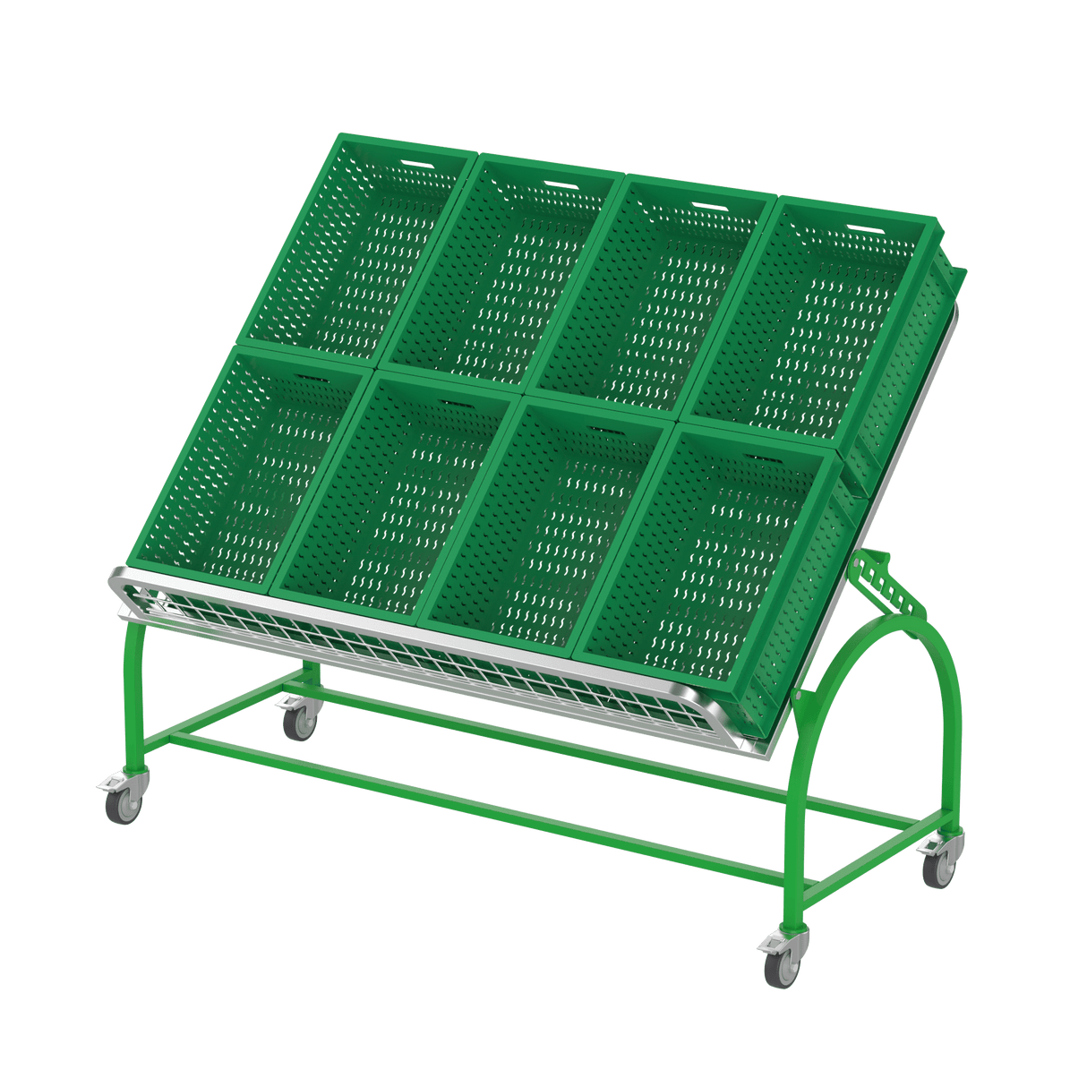 Obstregal / Gemüseregal für Supermarkt - 1600 mm - AS GASTRO TEK GmbH