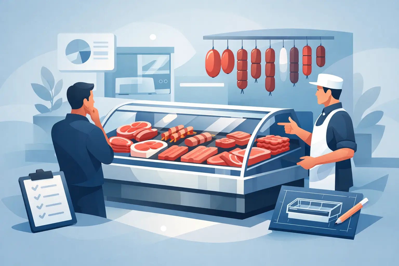 Kühltheke für Fleischerei auswählen - AS GASTRO TEK GmbH