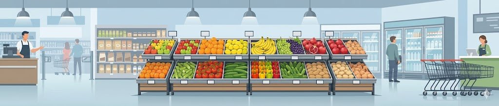 Gemüseschrägen und Obstschrägen für frische Warenpräsentation - AS GASTRO TEK GmbH