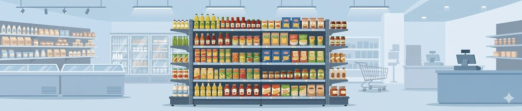 Gondelregale für Supermärkte, Kioske und Einzelhandel - AS GASTRO TEK GmbH