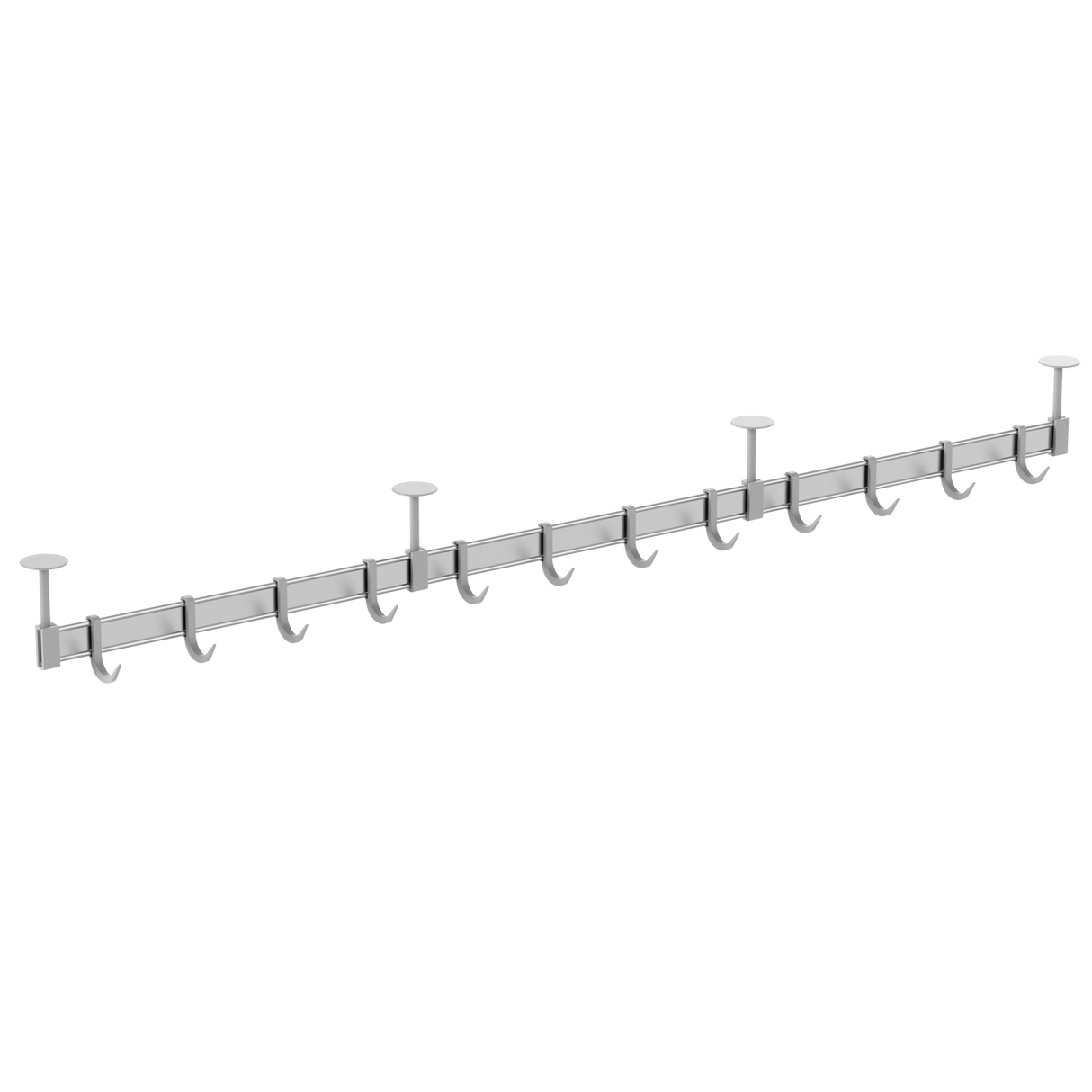 Fleischhängeschiene mit Haken