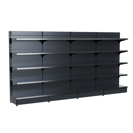 AGT Wandregal FT40 – B100xH225 cm - AS GASTRO TEK GmbH