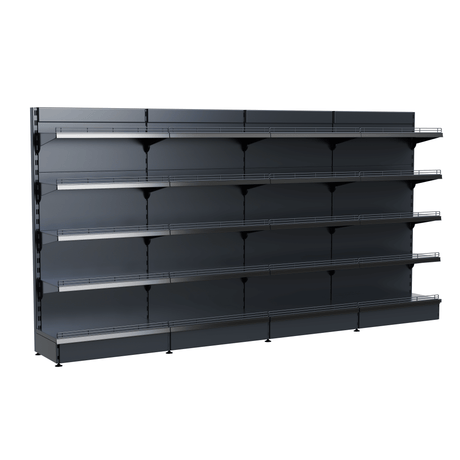 AGT Wandregal FT40 – B100xH225 cm - AS GASTRO TEK GmbH