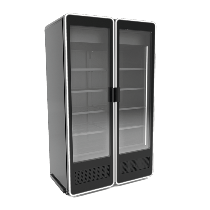 Getränkekühlschrank - 1200 Liter - 2 Glastüren - AS GASTRO TEK GmbH