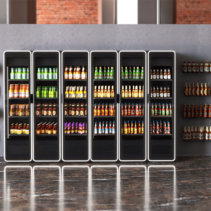 Getränkekühlschrank - 1555 Liter - 3 Glastüren - AS GASTRO TEK GmbH