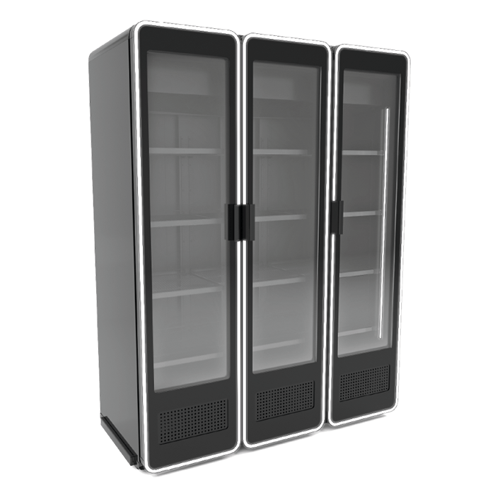 Getränkekühlschrank - 1555 Liter - 3 Glastüren - AS GASTRO TEK GmbH