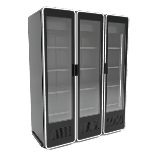 Getränkekühlschrank - 1555 Liter - 3 Glastüren - AS GASTRO TEK GmbH