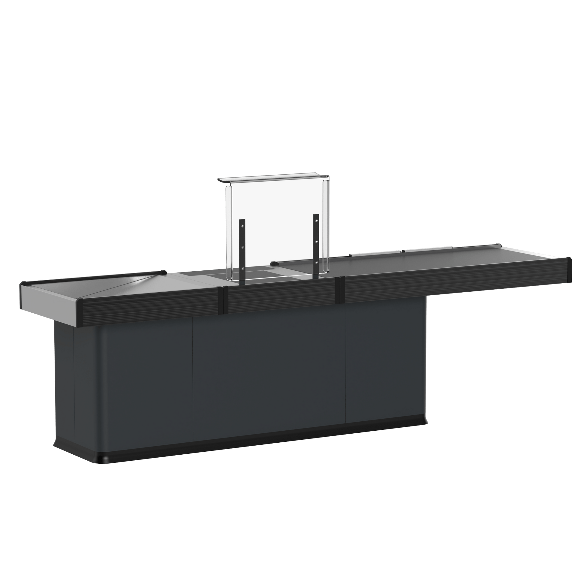 Kassentischsystem 2500 mm – Rechtsband - Ausführung - AS GASTRO TEK GmbH