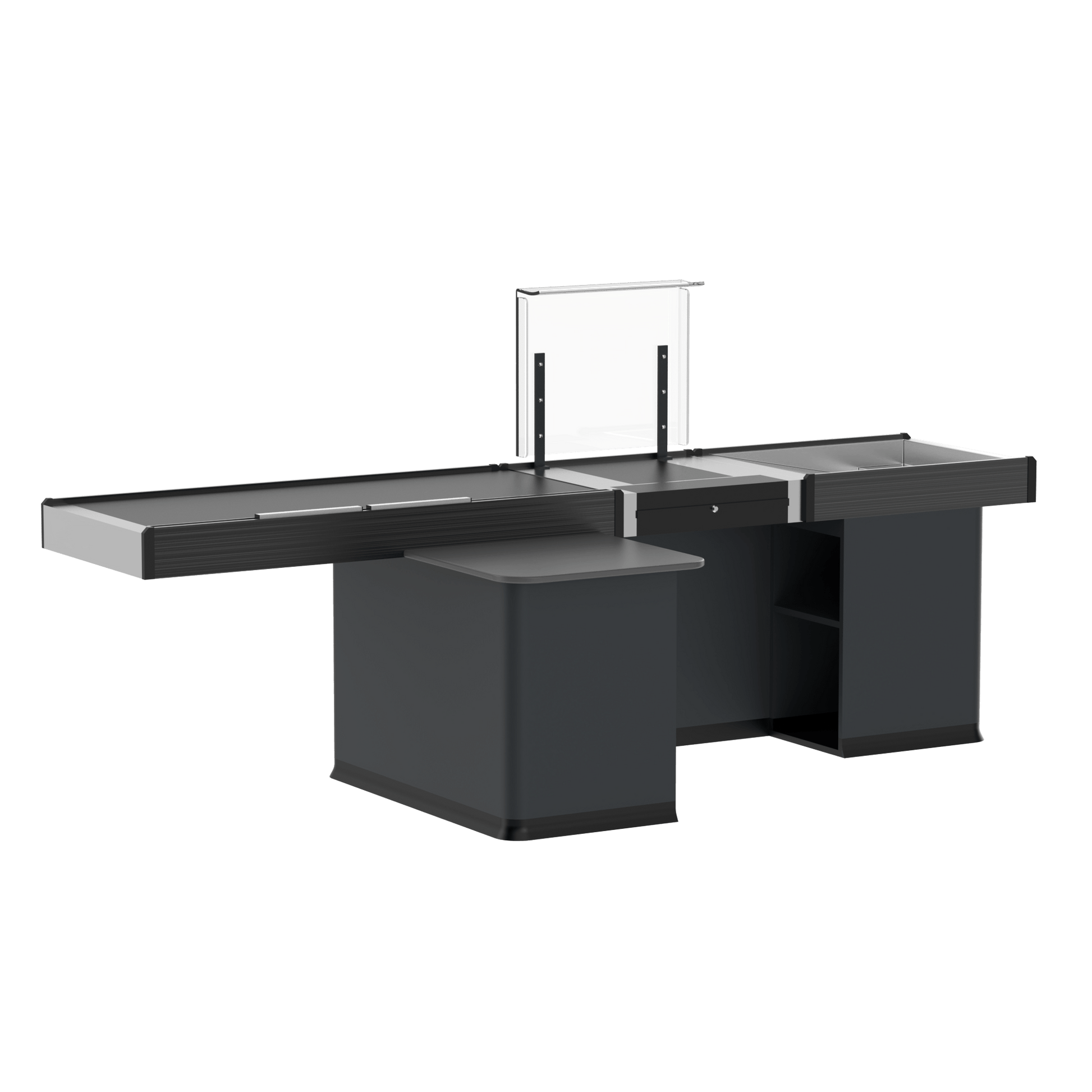 Kassentischsystem 2500 mm – Rechtsband - Ausführung - AS GASTRO TEK GmbH