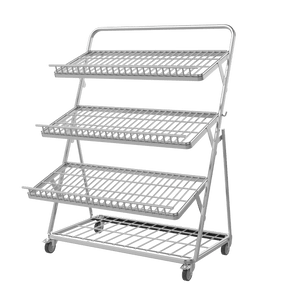 Obstregal / Gemüseregal für Supermarkt - 1200 mm - AS GASTRO TEK GmbH