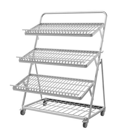 Obstregal / Gemüseregal für Supermarkt - 1200 mm - AS GASTRO TEK GmbH