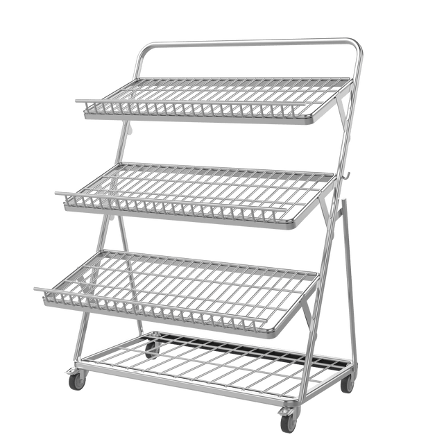 Obstregal / Gemüseregal für Supermarkt - 1200 mm - AS GASTRO TEK GmbH
