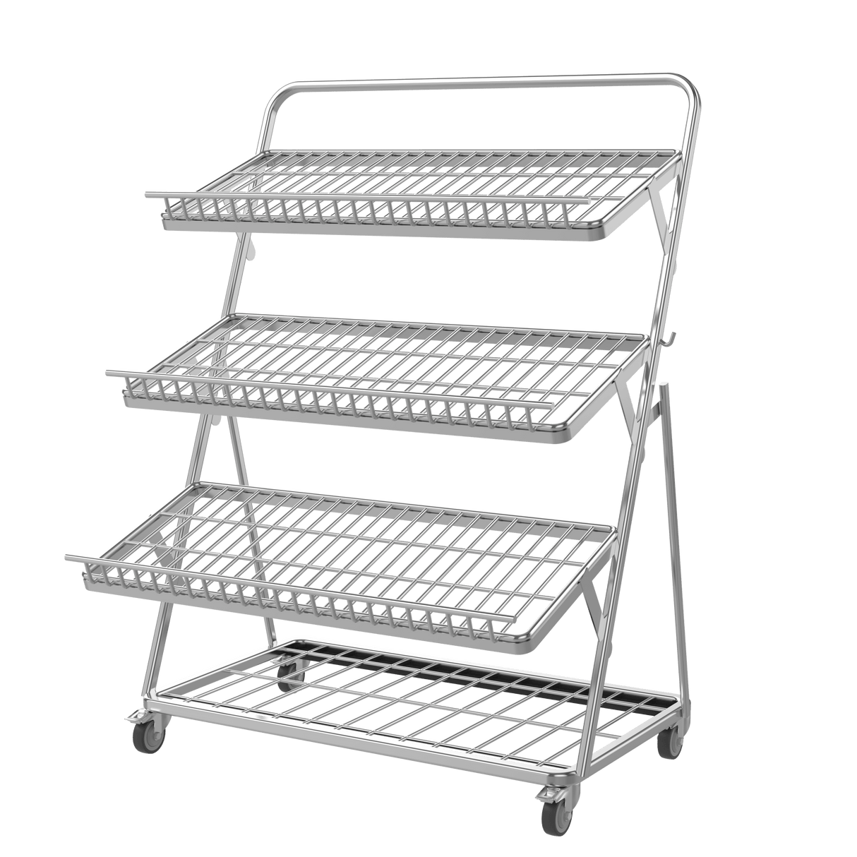 Obstregal / Gemüseregal für Supermarkt - 1200 mm - AS GASTRO TEK GmbH