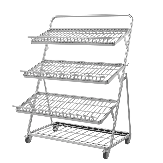 Obstregal / Gemüseregal für Supermarkt - 1200 mm - AS GASTRO TEK GmbH