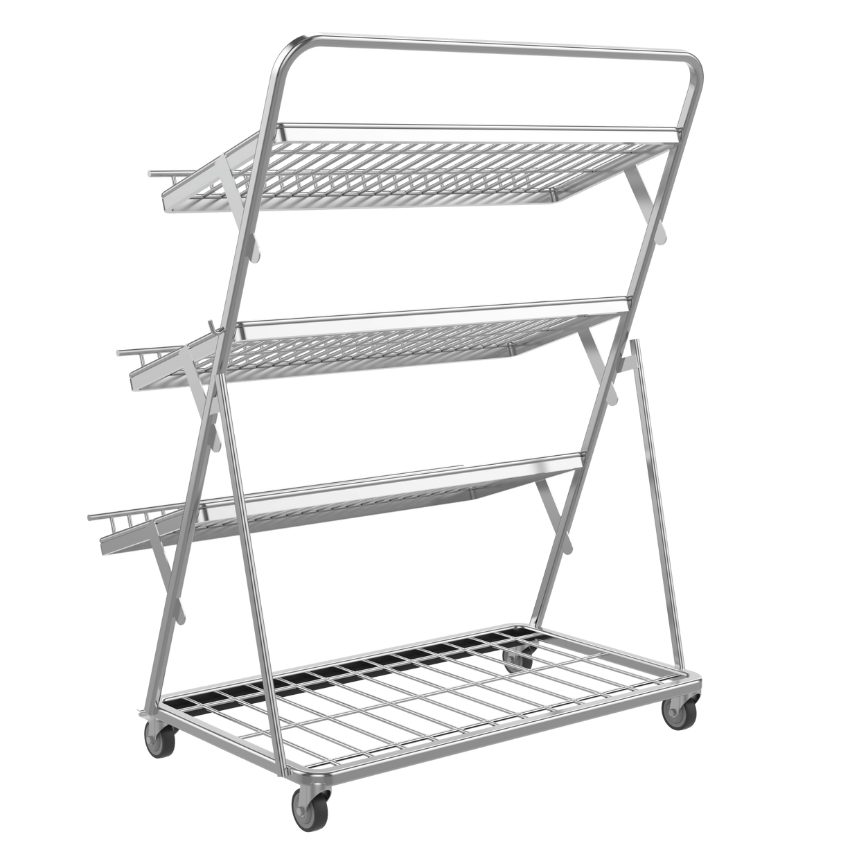 Obstregal / Gemüseregal für Supermarkt - 1200 mm - AS GASTRO TEK GmbH