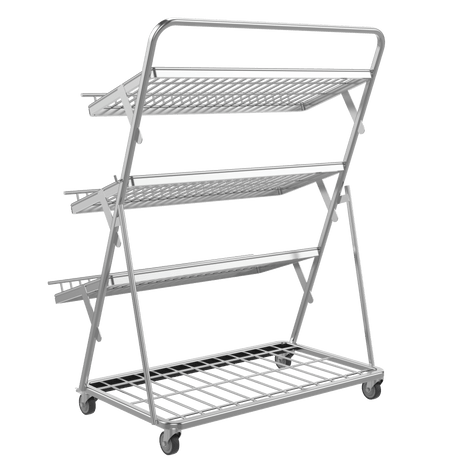 Obstregal / Gemüseregal für Supermarkt - 1200 mm - AS GASTRO TEK GmbH