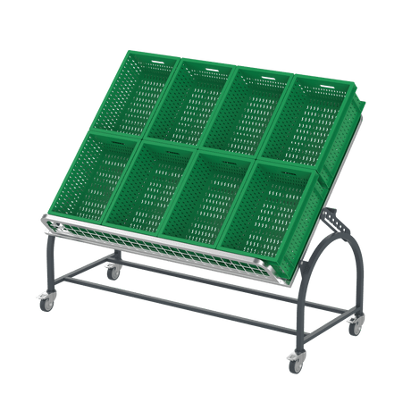 Obstregal / Gemüseregal für Supermarkt - 1600 mm - AS GASTRO TEK GmbH