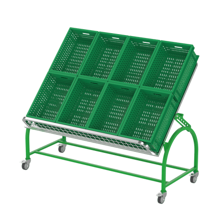 Obstregal / Gemüseregal für Supermarkt - 1600 mm - AS GASTRO TEK GmbH