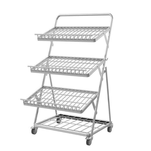 Obstregal / Gemüseregal für Supermarkt - 900 mm - AS GASTRO TEK GmbH