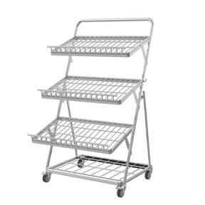 Obstregal / Gemüseregal für Supermarkt - 900 mm - AS GASTRO TEK GmbH