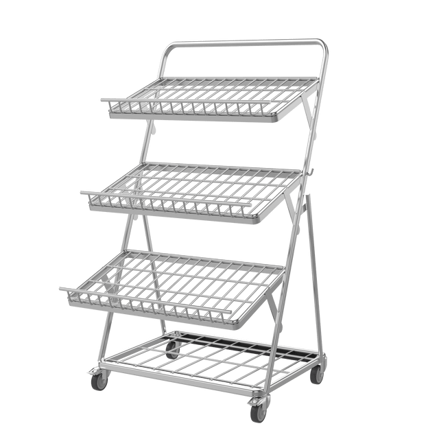 Obstregal / Gemüseregal für Supermarkt - 900 mm - AS GASTRO TEK GmbH