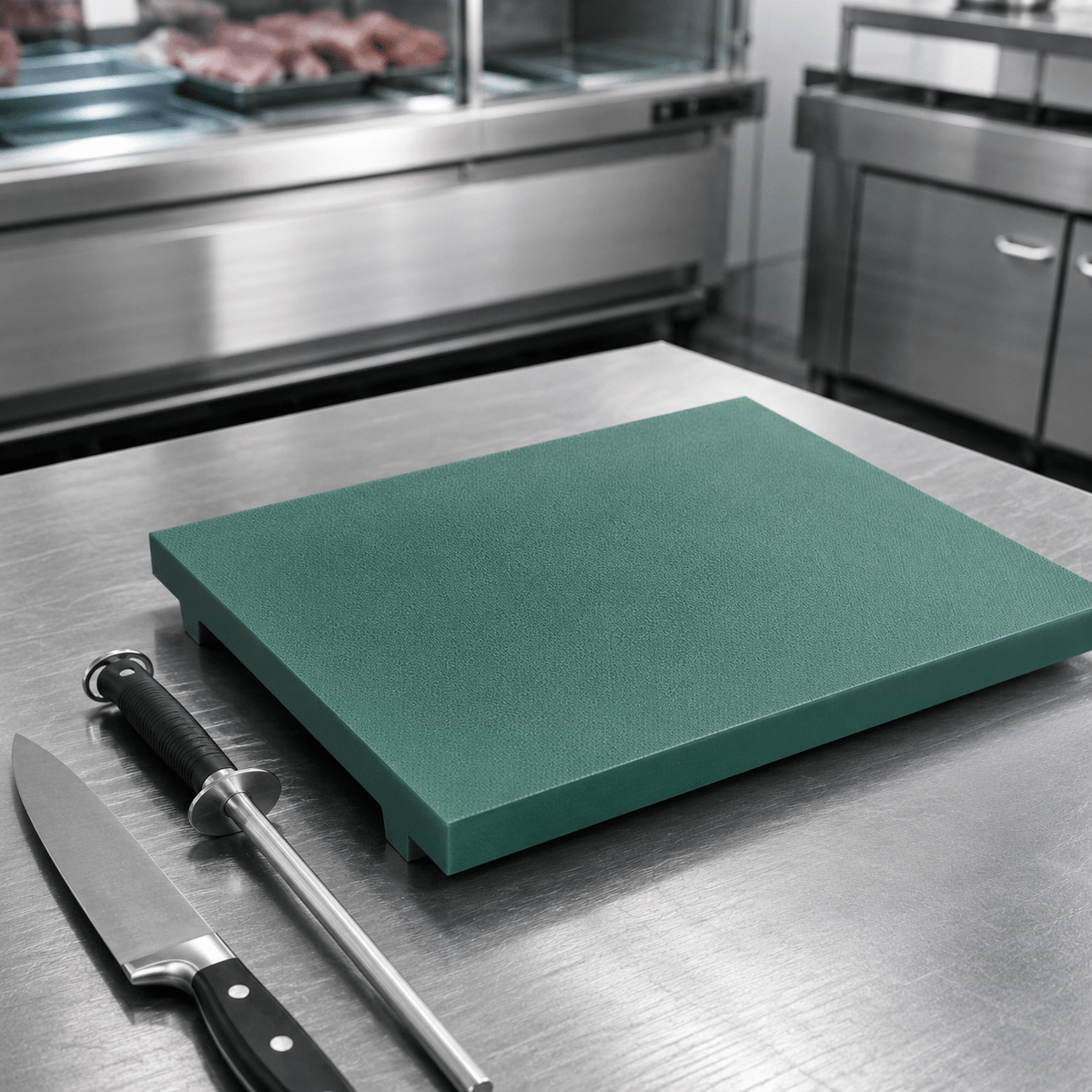 Schneidebrett - 40 x 50 cm - Dicke 3 cm - Grün - AS GASTRO TEK GmbH