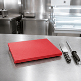Schneidebrett - 40 x 50 cm - Dicke 3 cm - Rot - AS GASTRO TEK GmbH